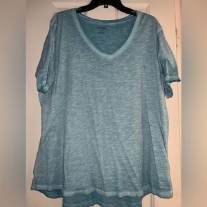 Light Blue lightweight Columbia T-Shirt. Size: 1X